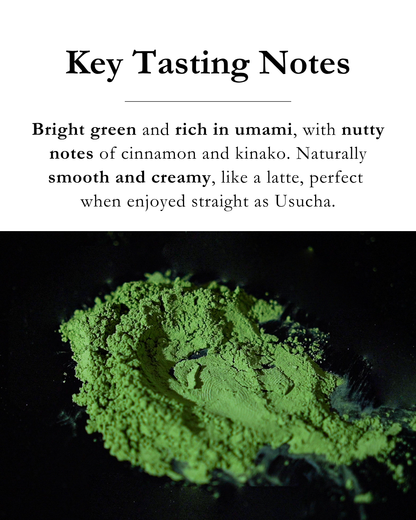 Emptea Yame Blend Matcha Powder Premium Ceremonial Grade – First Harvest Stone-milled 1.06 oz (30g) Tin